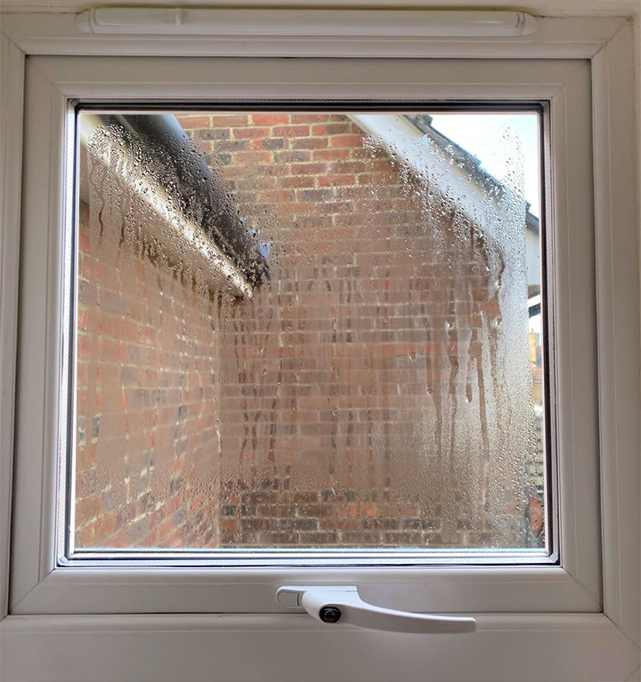 Condensation In Window - London - Essex - Before - Misty Glaze