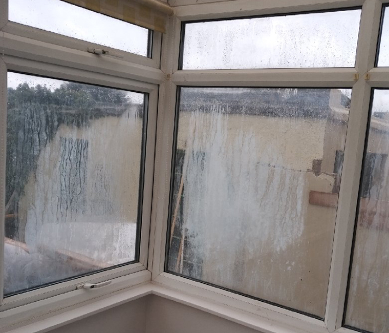 Cloudy Window Repair Before - Romford - Essex - Misty Glaze