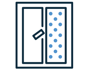 Condensation in double glazing - Enfield