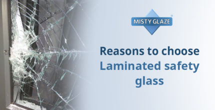 Laminated Safety Glass - Buckhurst Hill - Misty Glaze