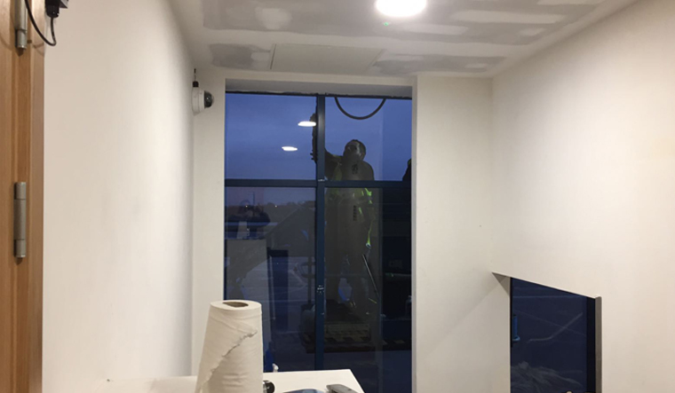 Commercial Glass Replacement - London City Airport - Misty Glaze