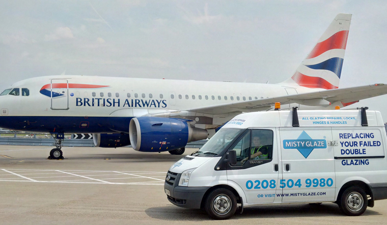 London City Airport - Misty Glaze