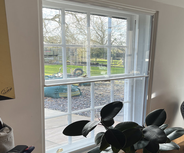 Vertical Sash Windows - Secondary Glazing - Essex - Misty Glaze